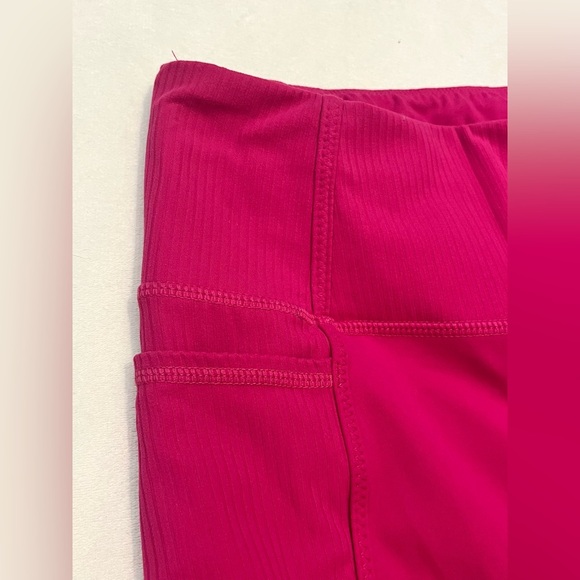 Mondetta Performance Luxury Women's Pink High-Waisted Biker Shorts XS - Picture 4 of 16